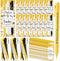 Teachers Appreciation Gifts Bulk, Cute Bee Back to School Gifts, Sunflower Bee Retractable Ballpoint Pens (30 Sets)