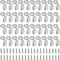 Runseaway 40Pcs Glass Shelf Right Angle Fixing Clip Bracket with Suction Cup, Wall