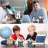 Weewooday 6 Pack Plush Lined Eyeglasses Holder Stand for Glasses Leather Reading Stand Case Protective Glasses Case