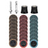 HARFINGTON 28pcs Quick Change Discs Set 1" Roll Lock Sanding Discs with