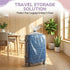 Oqqlin 10 Pack 40 60 Inch 3.9 x Extra Large Clear Plastic Bags, Mils Reusable Luggage Storage Bags Dustproof Gaint