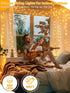 600LED 98FT, 8 Dimmable Guhope Christmas String Lights Waterproof String Lights with Remote and Timer, Modes Christmas