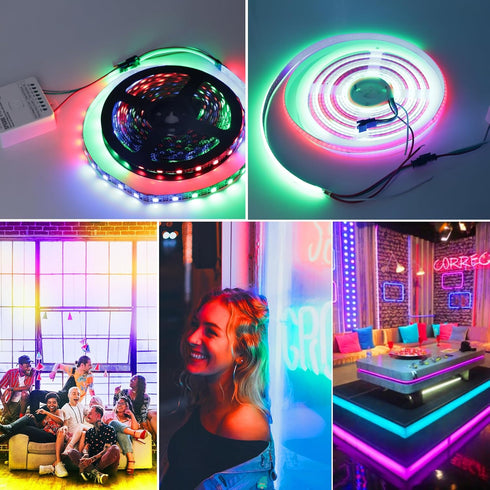 RECRE-TECH SP530E Ws2812b Ws2811 5V-24V, WS2813 WS2815 SK6812 WiFi Alexa Voice Controller, Led Lights Controller, RGB