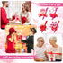 Pasimy 24 Sets Valentines Day Sticky Notes with Pens - Stationery Gift Notepads for Students Office School Class