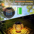 ELUTENG 4 Pack 2.76 inch, 2.42 inch) Solar Light Replacement Top (Top Size Bottom Size LED Solar Lantern Light Lids