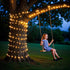 66FT 200 8 Solar Christmas Lights Outdoor Waterproof, Total LED String Lights for Outside with Modes Clear Wire String