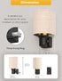 Dimmable, 0-100LM, L LOHAS LED Night Lights Plug into Wall, Plug in Night Light Farmhouse Decorative Nightlights Plug