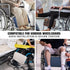 Vizava 16" Set, Wheelchair Leg Rest Support Pad with Removable Faux Sheepskin Cover, All-Season Leg Rest Cushion