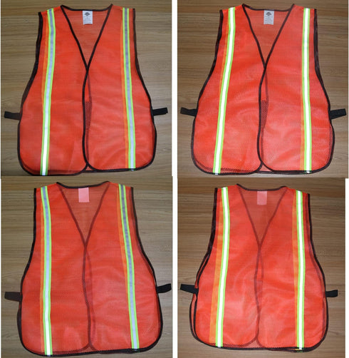 High Visibility Reflective Safety Vest, Durable Mesh with Reflective Strips, Fit for Men & Women, Work, Construction,