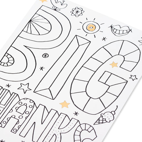 Child's Thank You Card - Big Thanks from Little Me