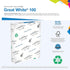 Hammermill 50% 8.5 11 1 (500 92 Printer Paper, Great White Recycled Paper, x - Ream Sheets) - Bright, Made in the USA