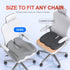 Benazcap X Large Memory Seat Cushion for Office Chair Ergonomic Cushions Pad Pillow for Pressure Relief Sciatica & Pain