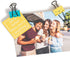 U Brands Happy Face Binder Clips - Bright Colors with Black Prongs - 32mm, 48 Count