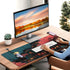 YUANSM 35.4 15.7 Inch Japanese Anime Cherry Blossom Night Scene Mouse Pad, XXL Extended x Desk Mat, Non-Slip Rubber