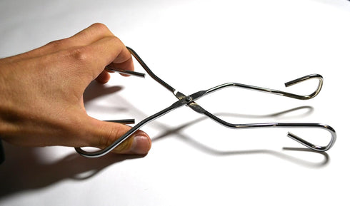 EISCO Crucible Tongs - General Use - Nickel Plated Steel by EISCO