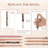 Sherr 7 Pcs Cute Fancy Pens for Women, Sparkly Glitter Pens, 10 Pcs Black Ink Refills, Pretty Gifts for Girls, Office,