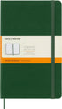 Moleskine Classic Notebook, Hard Cover, Large (5" x 8.25"), Ruled/Lined, Myrtle Green, 240 Pages