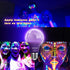 8 Pack A19 LED Black Light Bulbs,9W (100W Equivalent) E26 Base Dimmable Black Lights, UVA Level 385-400NM, Halloween Light Bulbs Glow in The Dark Fluorescent Poster, Body Paint,Neon Glow Party by mfxmf