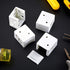 Jetec 8 Pieces 1 Inch White Blind Brackets, Profile Box Mounting Bracket for Window Blinds Headrail