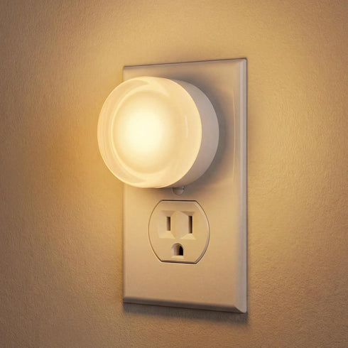 TOSZMOK Plug in Night Light 2-Pack, LED Night Lights Plug into Wall with