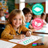 SCRIBBLEDO Bar Model 9”x12” Small White Board, 10 Sheets Dry Erase Math Manipulatives Number Chart for Classroom