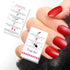 Press-On Nail Application Instructions Cards, 50 Pack, 2x3.5" Business Card Size for DIY Nail Kit