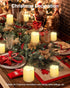 2X Wedding,Table,Outdoor,Pack 12 SHYMERY Flameless Votive Candles,Lasts Longer,Battery Operated LED Tea Lights