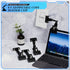Pack 4 of Flexible Documents Holder Foldable Adjustable Copy Paper Holder Clip for Computer Monitor Handy Artist