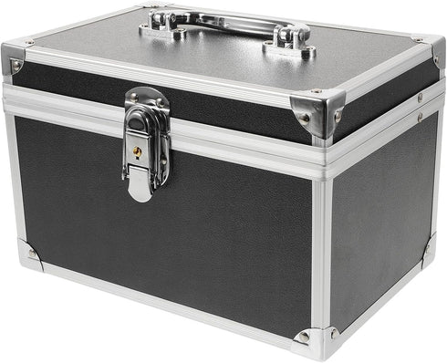 FOMIYES Portable Tool Box Organizer with Waterproof Lining, Compact Black 24x16x16cm Storage