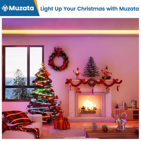 10Pack 3.3FT/1M U1SW 1M Muzata LED Channel Aluminum U Shape Silver LED Strip Diffuser Channel with Milky White Cover