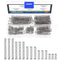 Glarks 150Pcs Compression Springs Assortment Kit, Mini Stainless Steel Springs for Home Repair Projects