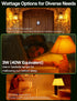 Bulbs: 3W Bulb 1800K, Bulbs 40W E26 Bulbs 2 Pack Amber Sleep Light Amber Warm Light Blue Light Blocking Dim Light