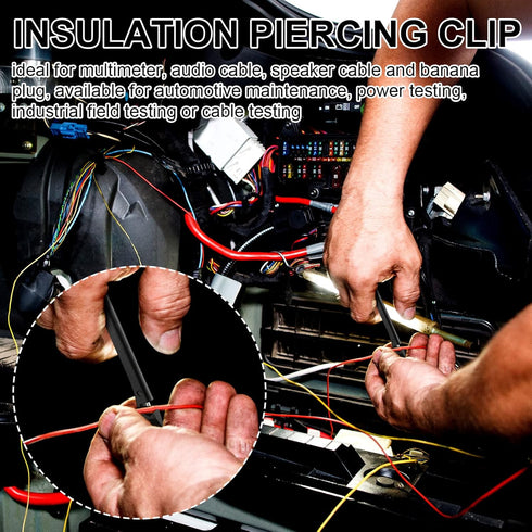 4 Pcs Puncture Probe P5010 Electrical Wire Piercing Test Clip Multimeter Probes for Automotive Testing
