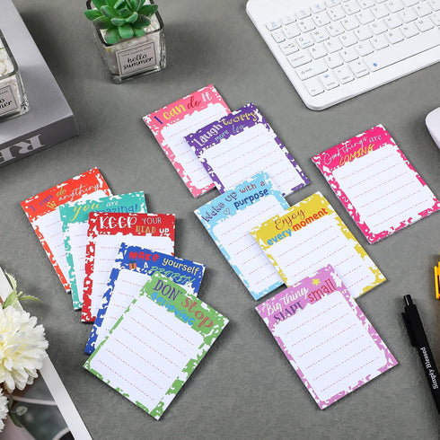 Yinder 24 Pcs Inspirational Sticky Notes 3 x 4, Motivational Funny Memo Pads for Women Office Appreciation Gifts