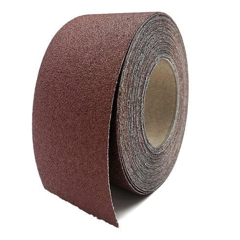 80 Grit Sandpaper Roll, 3 Inch x 49 Feet Continuous Emery Cloth Roll for Metalworking, Woodworker, Automotive, Plumbing