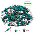 50 Set 3-in-1 Furniture Connecting Hardware Cam Lock Fasteners Kit,Cam Fitting Pre-Inserted Nut and Eccentric Wheel with Dowels Cam Locks for Furniture Crib Cabinet Drawer Wardrobe Splicing