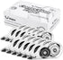 Whiteout Correction Tape - Easy To Use Applicator for Instant Corrections, 12pack, 5M/196" x 0.2", Black for School