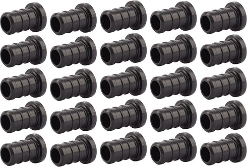 SharkBite 1/2 Inch Poly Crimp Plug, UP514, Pack of 25, PEX Pipe, PE-RT