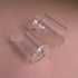 MISUOVERRE 2 pack, 1-5/8-inch 4, 6.5" Clear Glass Cylinder Shade, Pendant Lights Shade Fixture Replacement Globes