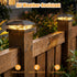 4-Pack, 4x4 16 2 Brightown Solar Post Cap Lights Outdoor Waterproof Fence Post Solar Lights for Wood/Vinyl Posts, LED