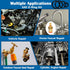 407 Pcs Universal SAE O Ring Assortment Kit, 32 Inch Sizes Standard Nitrile Rubber Set for Automotive Plumbing Repair