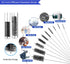 12 Pcs Tube Pipe Cleaners Brush Set, Flexible Drain Brush, Long Straw Brush for Kitchen Sink Plumbing