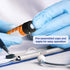 HPLC LC 8-425 Screw Thread Vial Caps, 8 mm, PTFE/Silicone Septa, Black, 100 pcs/pk Polypropylene