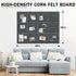 Large Cork Board Tiles, 12 Pack 47" x 35" Self Adhesive Bulletin Board for Office, School & Home - Grey with 120