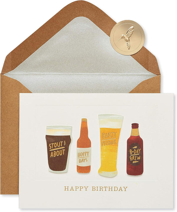 Papyrus Birthday Card (Cheers and Wishes)
