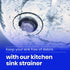 Gadgetime USA (Pack 2) 4.5 Inches Kitchen Sink Strainer of Drain strainers Food Catcher, for Bathroom, RV & Lavatory