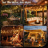 31FT(25+6) 1FT Bulb 25+2 Commercial G40 Bulbs, Dimmable addlon Solar String Lights Outdoor with Spacing, LED Solar