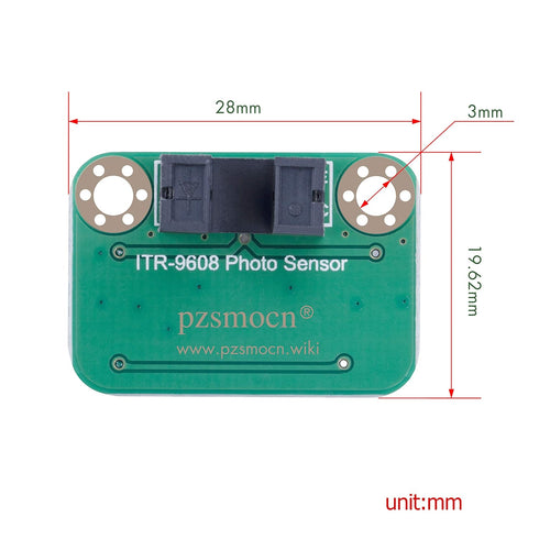 ITR9608 Counter. Photo Sensor Compatible with Raspberry Pi/Arduino Board. for Copier, Printer, Facsimile, Ticket