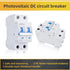 Circuit Breaker, DC Circuit Breaker 2 Pole 500v 63 Amp for Solar PV System, Din Rail Mount DC Breaker
