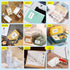 PUQU 45x20mm Direct Thermal Sticker Labels, Self-Adhesive Label Maker Tape, Compatible with AQ Series Printer